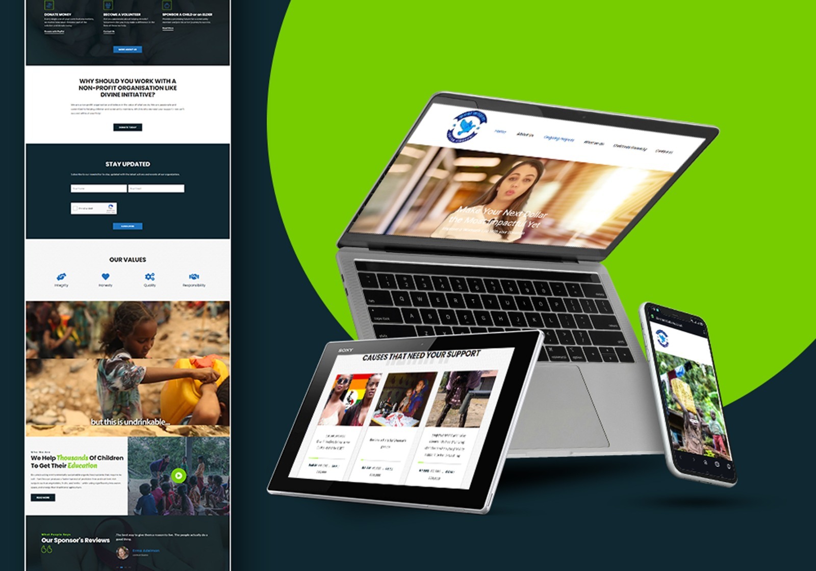 Divine Initiative – NGO Management & Donation Platform